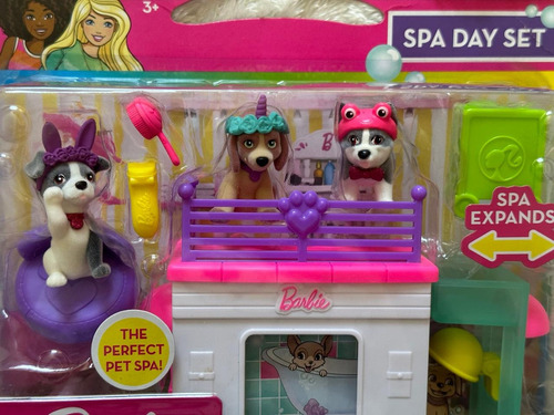 Spa Day Set Barbie Pets 886144611841