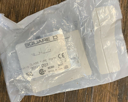 Square D Class 9999 Type D01 Auxiliary Contact For 8910 Ssm