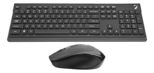 Kit De Teclado Y Mouse Para Pc/mac Inalámbrico 10 M, Negro