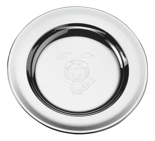 Prato Infantil Tramontina Baby Friends Em Aço Inox 23 Cm