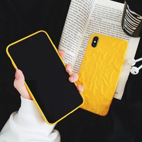 Funda Para iPhone Colores Vivos Textura 3d Moda D Goma +mica