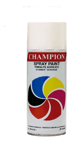 Pintura Spray Negro Azabache N-6 Champion Sn