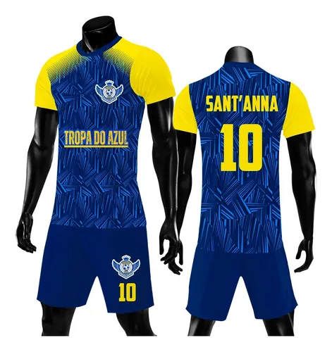 comprar 17 Kits Camisas E Calção Uniforme Futebol Personalizados