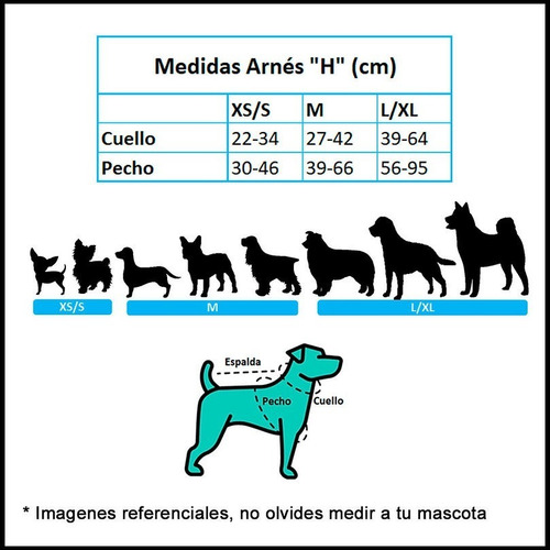 Arnés Tipo H Petlounge Para Mascotas Perros Talla Xs / S