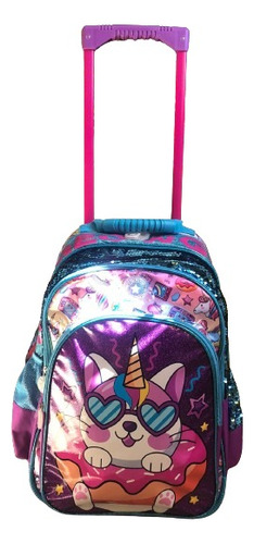 Mochila Carro 18p Gato Unicornio Phi Phi Bags Sharif Express