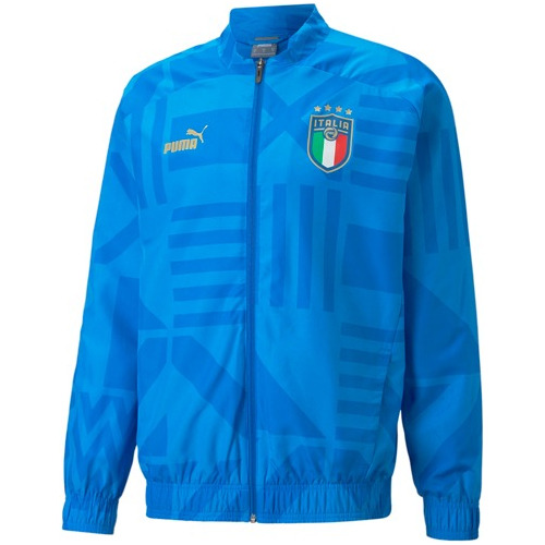 Chamarra Puma Italia Home Prematch Hombre 767053 17