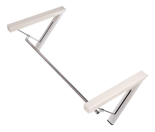 Laundry Hanger Retractable Wall Mounted White