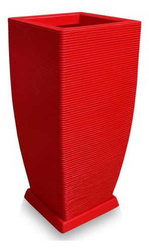 Vaso De Planta + Prato Decorativo Polietileno 90x40 Ferrari