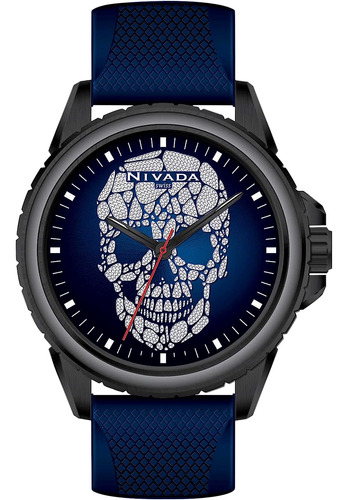 Reloj Pulsera  Nivada Swiss Nh21003mpvai Del Dial Azul