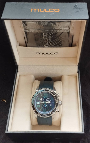 Reloj Mulco Chronograph Original Movimiento Swiss 45 Mm