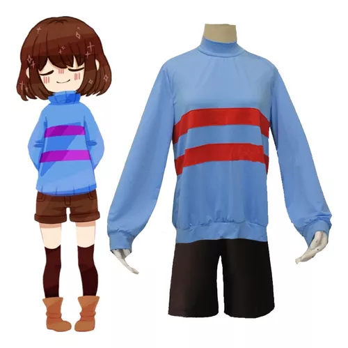 Vestuário Exclusivo Undertale Insans Cosplay Feito De Poliéster Durável E  Acrilonitrilo