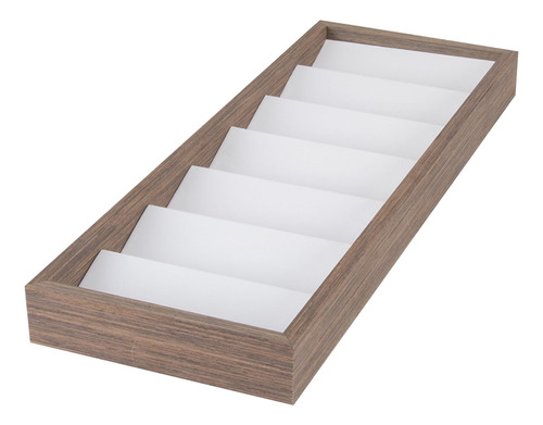 Caja De Madera Para Guardar Gafas Con 7 Compartimentos,