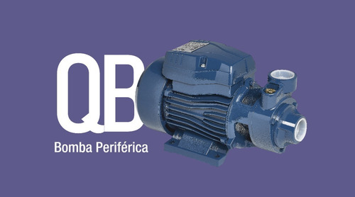 Bomba Periférica Pluvius QB60 - 220V - 50 Hz - 0.5 hp - Monofásica
