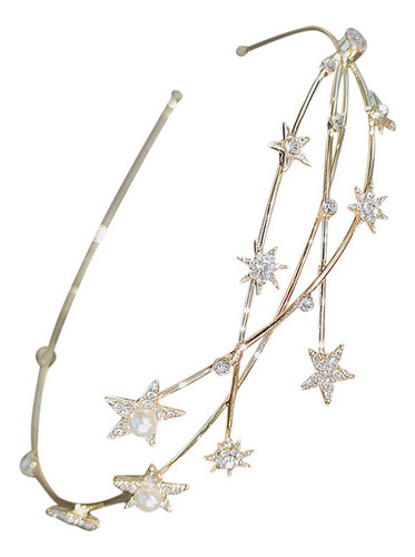 Elegante Diadema Con Forma De Perlas Para Decorar Accesorios