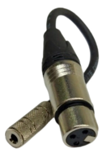 Adaptador Xlr (fêmea) + Jack J2 (p2 Fêmea) De 20cm