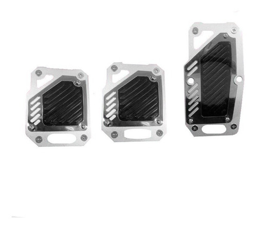 Set 3 Cubre Pedales Deportivo Tunning Auto Universal Racing 