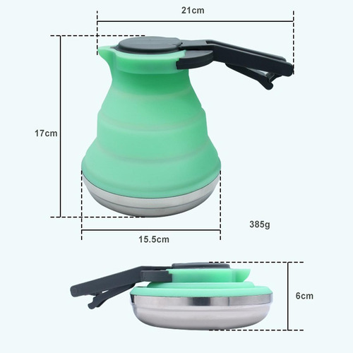 Hervidor De Silicona Para Acampar, Cafetera, Hervidor De