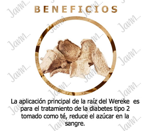 Wereke Planta Medicinal Seca 100%, Té Infusión Natural 250g.