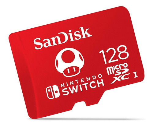 Imagen 3 de 9 de Tarjeta De Memoria Sandisk Sdsqxao-128g-gnczn Nintendo 128gb