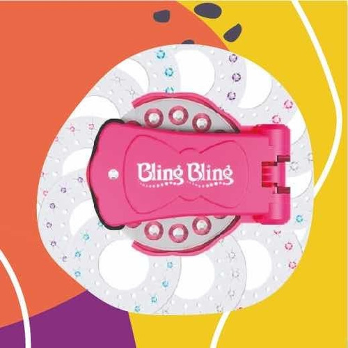 Bling Bling, Aplicador Y Gemas Para El Pelo, Glitter Papel O