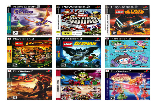 Pack 10 Juegos Para Ps2 Fisicos A Elección