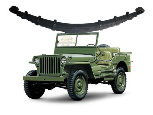 Feixe Mola Traseiro Jeep Willys Cj3 1945/ 1954  Fx 11 Folhas