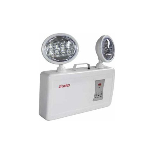 Luz Emergencia 8 Led Dg-8016lp 2 Cabezales Atomlux.