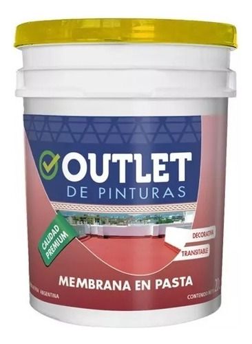 Membrana En Pasta Liquida Transitable Verde 20 Kilos