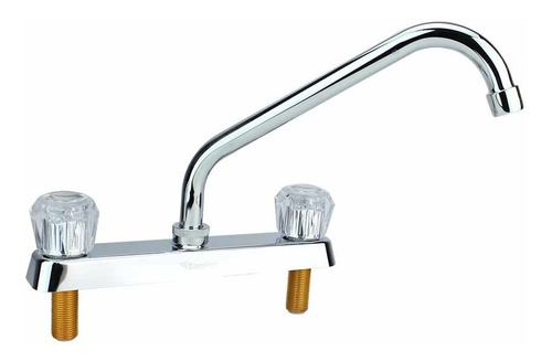 Llave Mezcladora Fregadero Sanplom Manerales De Acrílico