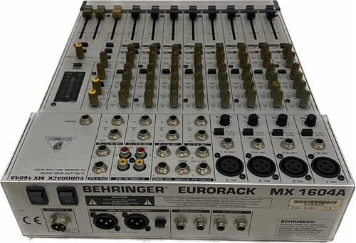 Behringer Eurorack Mx1604a Mixer Mesa Novo Mostruario 110v