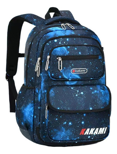 Nueva Mochila Impermeable Starry Sky Spine Protection Para H