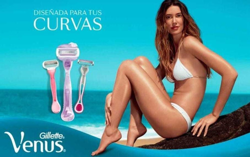 Rastrillo Gillette Venus Mujer Set 5 Cartuchos Y 1 Rastrillo