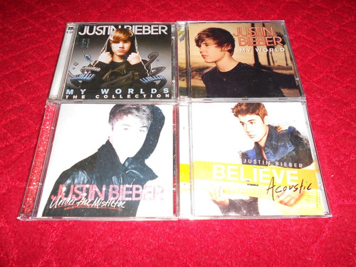 Justin Bieber 4 Cds My Worlds- The Collection Y Otros