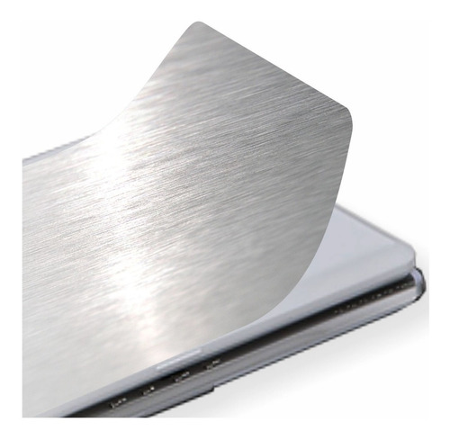 Adesivo Skin Película Protetora Aço Escovado Para Notebook