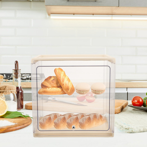 Caja De Almacenamiento Para Tartas Y Pan, Acrílico Doméstico