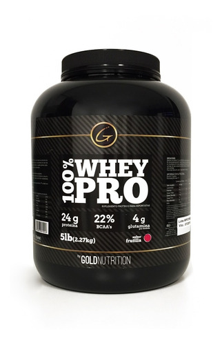 Proteína - 100% Whey Pro 5lb - Gold Nutrition