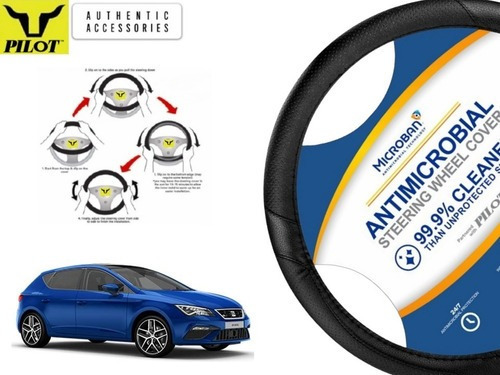 Funda Cubrevolante Negro Antimicrobial Seat Leon 2.0 T 2014