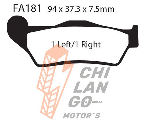 Balatas Ebc Del. Husaberg Fs 550 E Supermoto 05-07 Fa181