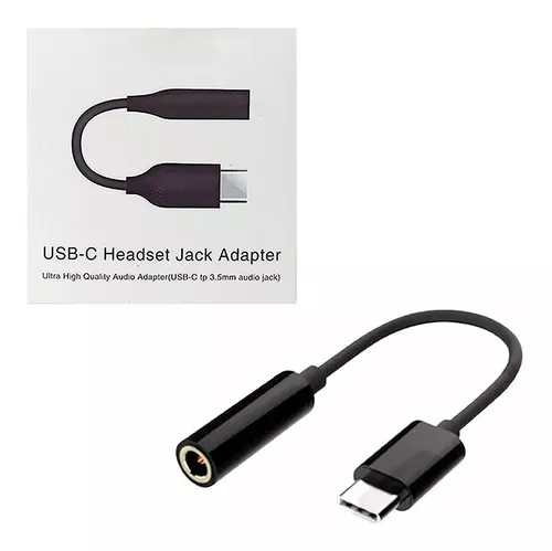 Adaptador Usb C A Audífonos Jack 3.5mm Samsung S20 S21