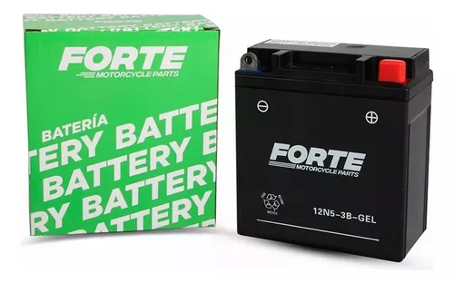 Bateria Moto Acido 12n5-3b 5ah Fz16 C110 Y Otras - Motoshop Respuestos y  Accesorios