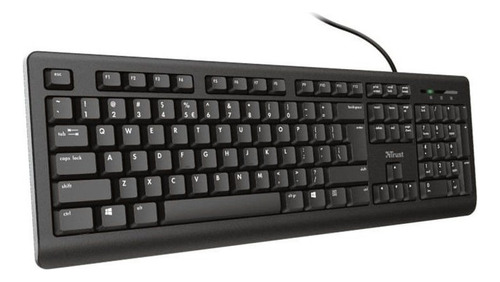 Teclado Alambrico Trust Primo Con Teclas Silenciosas