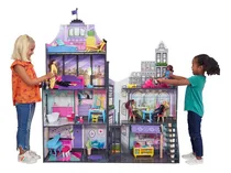 Comprar Casa De Muñecas De Madera Con Penthouse Y Cafeteria Para Niñas Casita Kidkraft