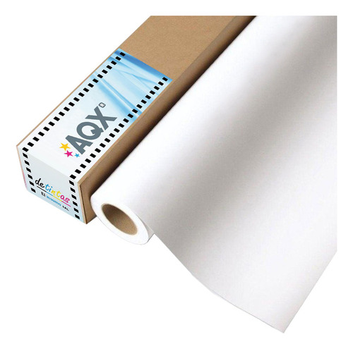 Aqx-tech rollo fotográfico 108g mate 300cmx61cm color blanco