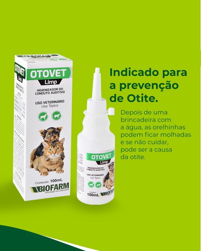 Limpar Ouvido De Cachorro Com Soro Fisiológico Otovet 100ml