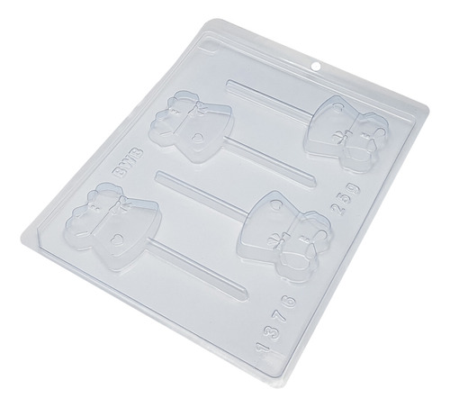6 Moldes Formas Para Chocolate Bwb Cod 1376 Chupeta Vestido