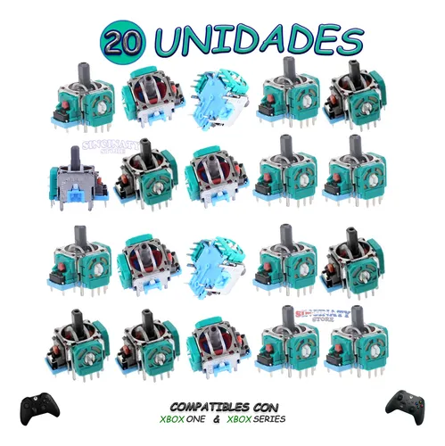 20 Análogo Joystick + 20 Tapa Capucha Para Xbox One Y Series