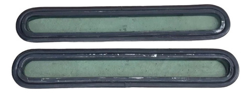2 Vidrios Custodios Lateral Trafic 100x15 Con Burlete