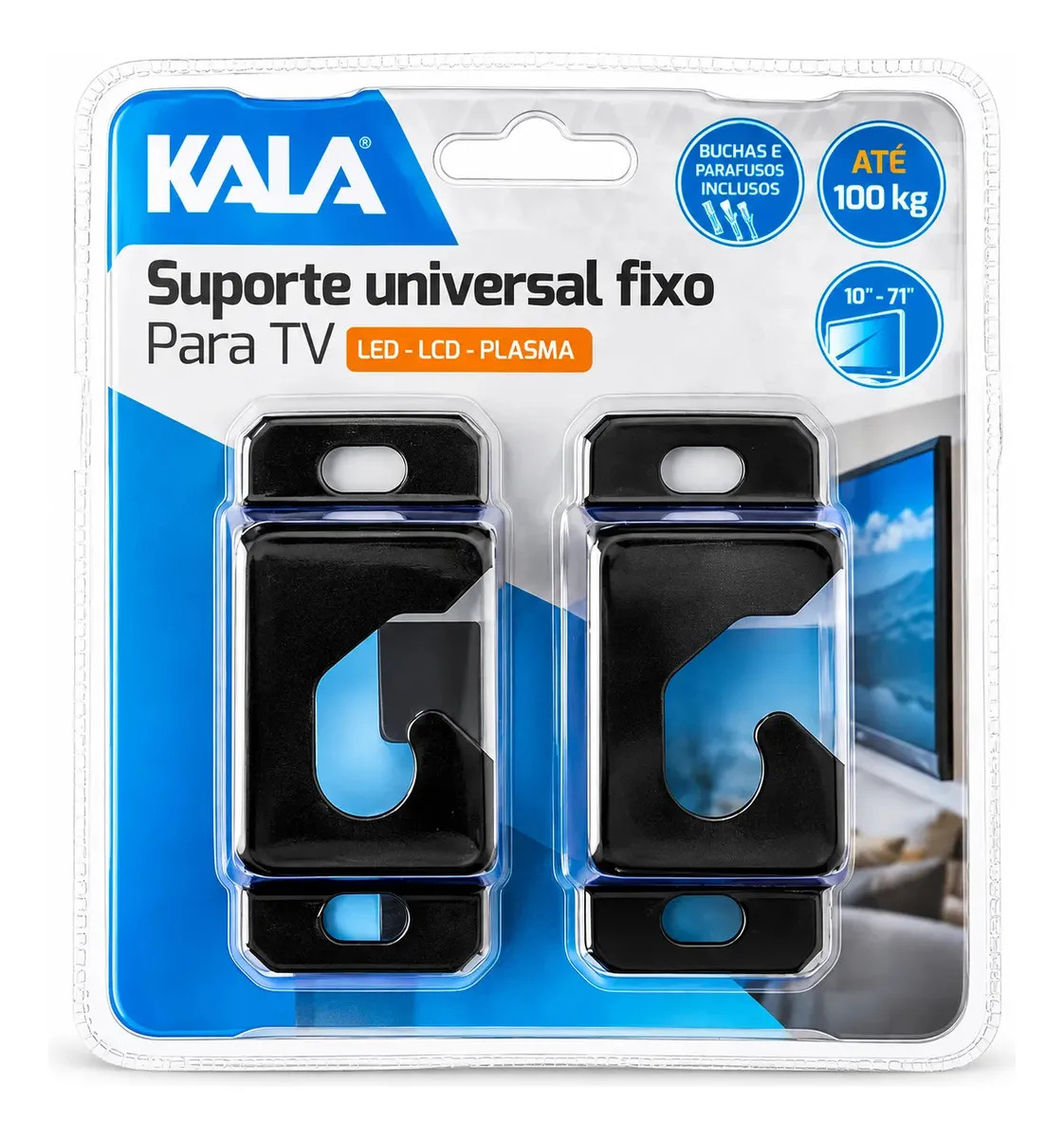 Suporte Tv Fixo Led Plasma 10 A 71 Pol - Kala