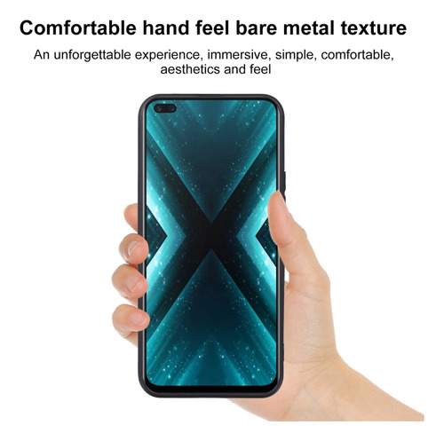Funda De Tpu Para Oppo Realme X3, Negro Mate