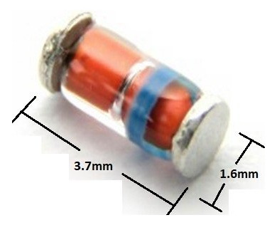 10x Pack Diodo Zener Smd 1206 - 0.5w 11v